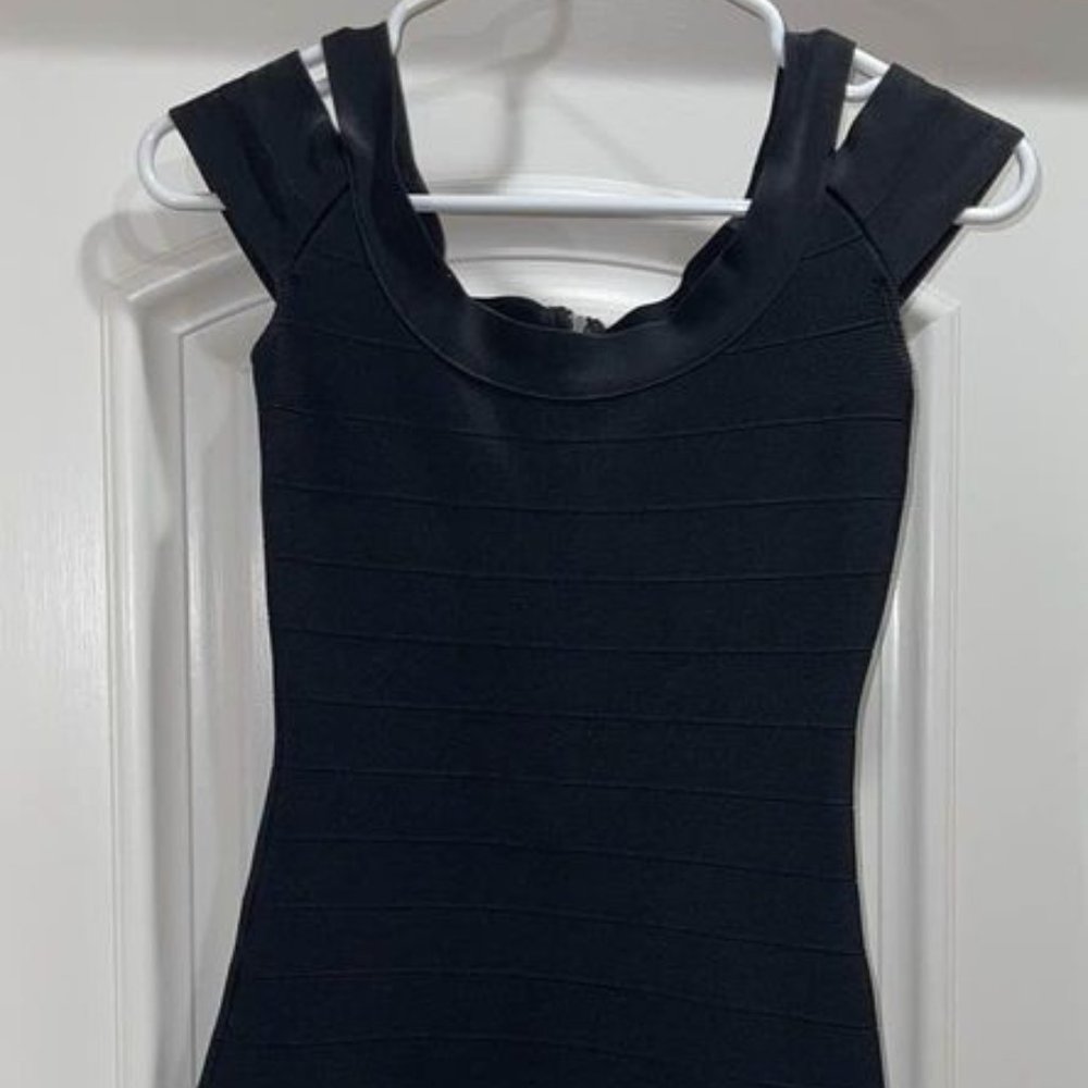 GUESS Black Bandage Dress